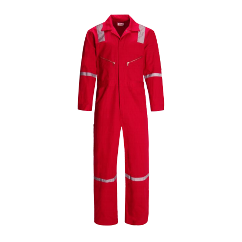 C52 Coverall Reflektif Visibilitas Tinggi Multi-Saku